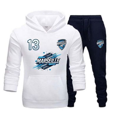 Ensemble De Survêtement Jogging Homme à Capuche 2 Pièces Camouflage - Vert Militaire Vert