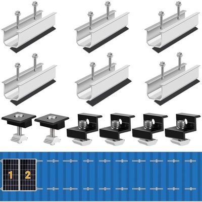 structure métallique pour panneaux solaires - Panneaux solaires
