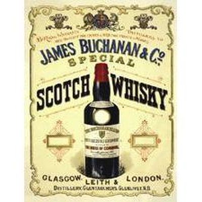 Plaque Metal 40x30 Alcool Scotch Whisky James Buchanan Achat Vente Tableau Toile Metal Cdiscount
