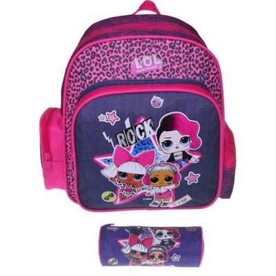 Sac à Dos LOL Surprise! 32 cm Multicolore Trousse Scolaire