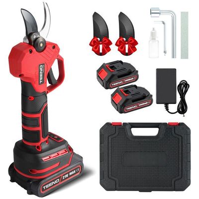 Sécateur Électrique Sans Fil BLADE PRO 800W - Coupe Branches 40mm, 2 Batteries 6000mAh, Kit Complet Pro & Jardin