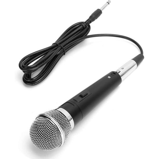 Pyle Microphone Karaoke Cardioïde Dynamique Avec Câble XLR - Pour Chant Et Instruments