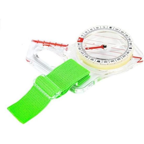 Mini Boussole De Pouce Biitfuu Avec Point Lumineux - Idéale Pour Randonnée, Orientation Et Aventures Extérieures