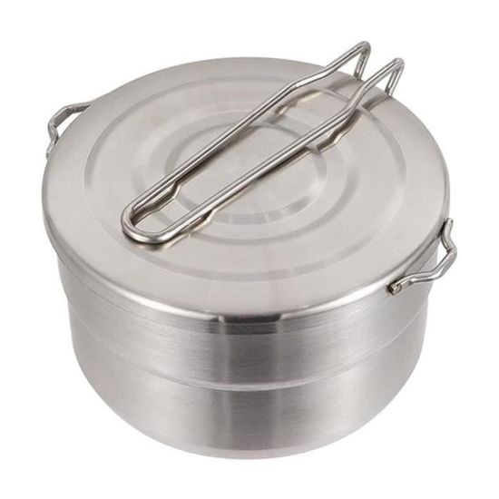 GANCEI Casserole De Camping En Acier Inoxydable Avec