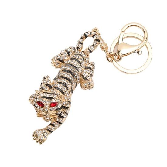 Porte-Clés Tigre En Peluche (Lot De 2) - Décoration Mignonne Pour Sac à Dos, Sac à Main, Cadeau Kawaii - 9