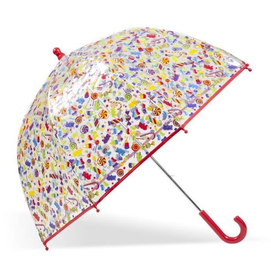 Parapluie Transparent Stitch Pour Enfants - Forme Bulle, 67 Cm, Ouverture Manuelle - Licence Arditex