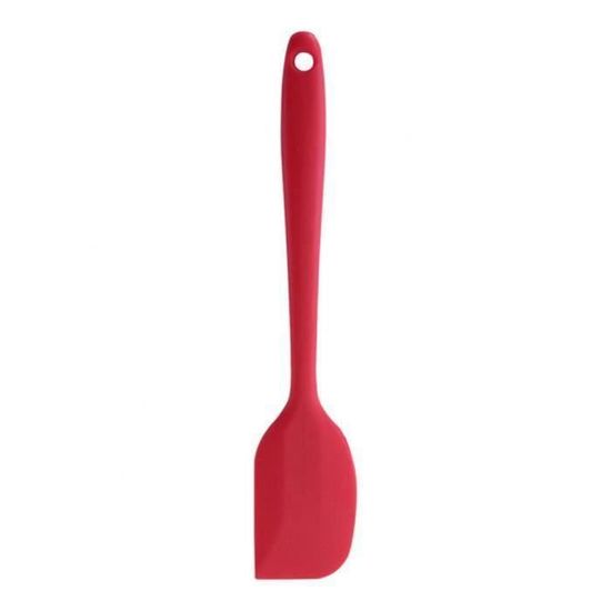 Grattoir Confiture Beurre Spatule Silicone Long Manche Pour Bocaux - 2 Pièces Rouge Et Noir - Grattoir Antiadhésif Cuisine Spatule à Long Manche Efficace