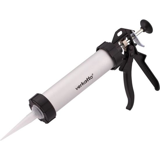 Pistolet à Cartouche En Aluminium Pour Silicone Et Mastics - Longueur 220 Mm
