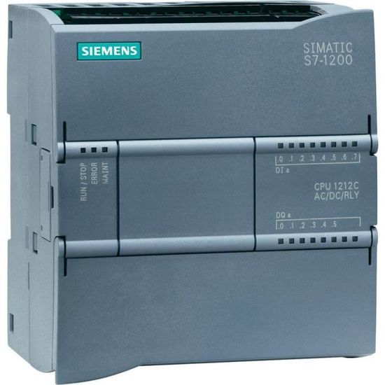Siemens CPU 1212C AC/DC/RELAIS 6ES7212-1BE31-0XB0 - Cdiscount Bricolage