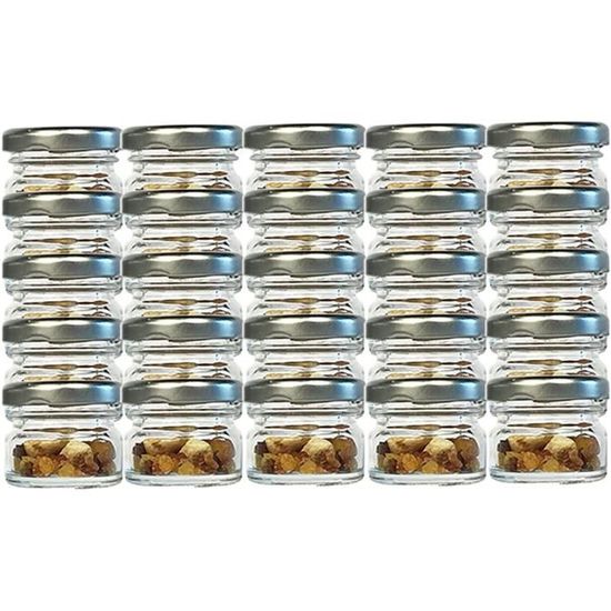 Lot De 12 Mini Bocaux En Verre 100ml Avec Couvercles Liège - Bocaux Mariage, Cadeaux Fête, Accessoires Inclus (Étiquettes, Ficelle, Entonnoir)