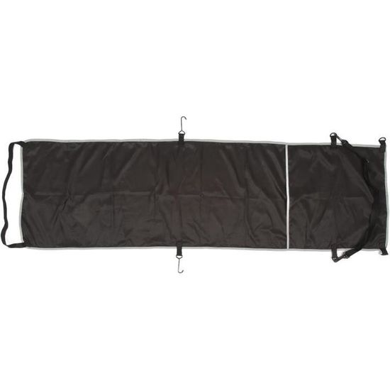 Lot De 2 Repose-pieds D'avion Réglables + Sacs De Rangement - Hamac Portable Pour Voyage, Bureau, 21x45 Cm