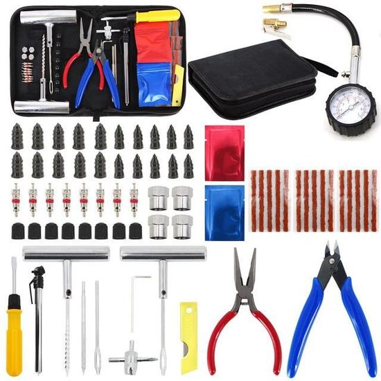 Mèches Pour Kit De Réparation Crevaison Pneu Voiture Moto Rustine Tubeless