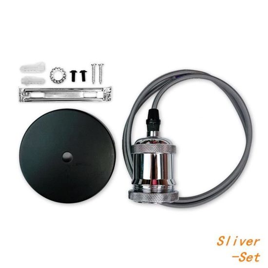 Ticfox Samfox Support De Lumière, Douille De Lampe Vintage Samfox E27 Avec Support De Lampe à Chaîne De Traction(Bronze