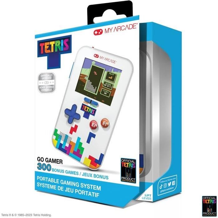 Console rétrogaming - My Arcade - Go Gamer Classic Portable Tetris - Jeu rétrogaming - Ecran 6cm Haute Résolution (+300 jeux