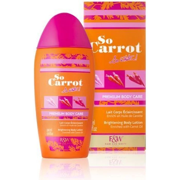 Lait Corps Eclaircissant 500ml Fair & White SO CARROT