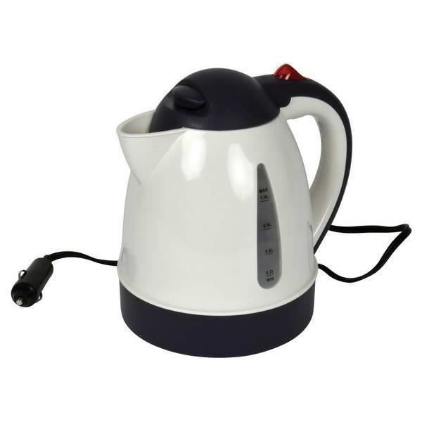 CARPOINT Bouilloire-1L 24V-Noir et blanc YY17