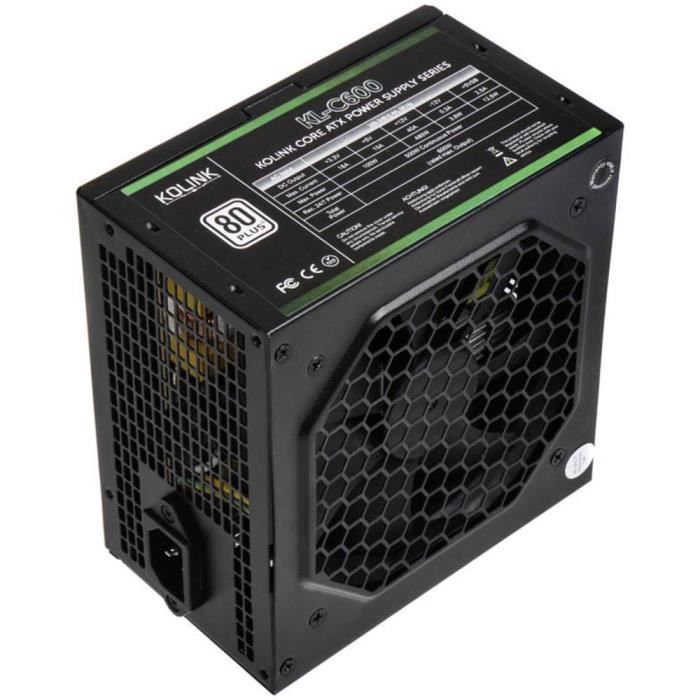Kolink Core Alimentation PC 600 W ATX 80PLUSÂ®