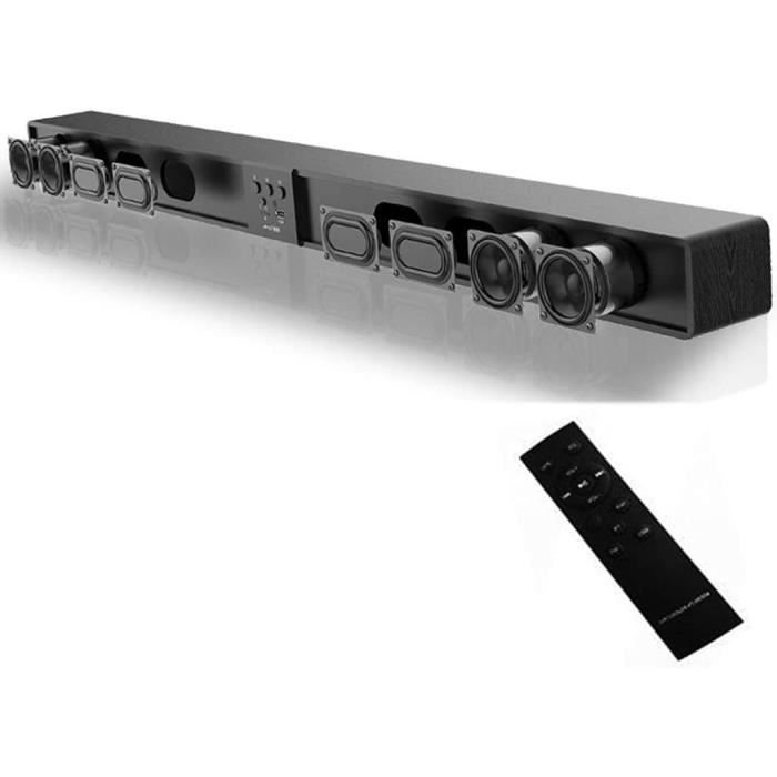 LAHappy Barre De Son TV Soundbar Bluetooth 4.0, 5.1Canal,Barre De Son sans Fil, Barre De Son Détachable Et Séparab91