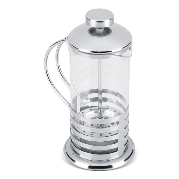 Théière avec Infuseur Théière en Verre Résistant à La Chaleur 350ml Carafes à Café et à Thé Pot de thé Cadeau Noël pour