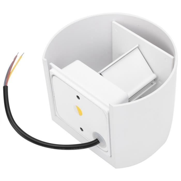 Tbest Applique murale à LED Applique murale extérieure à LED 12W IP65 en aluminium étanche à l'eau de haut en bas, éclairage