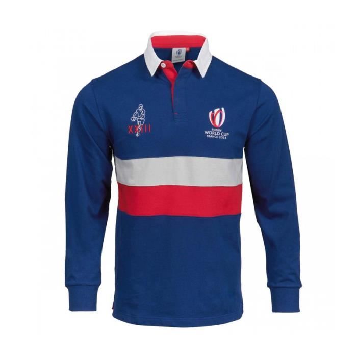MAILLOT RUGBY COUPE DU MONDE RUGBY 2023 HOMME BLEU MARINE
