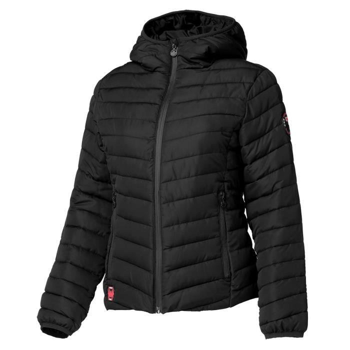NORTHLAND Doudoune Shelsy Fine - Capuche fixe - Femme - Noir