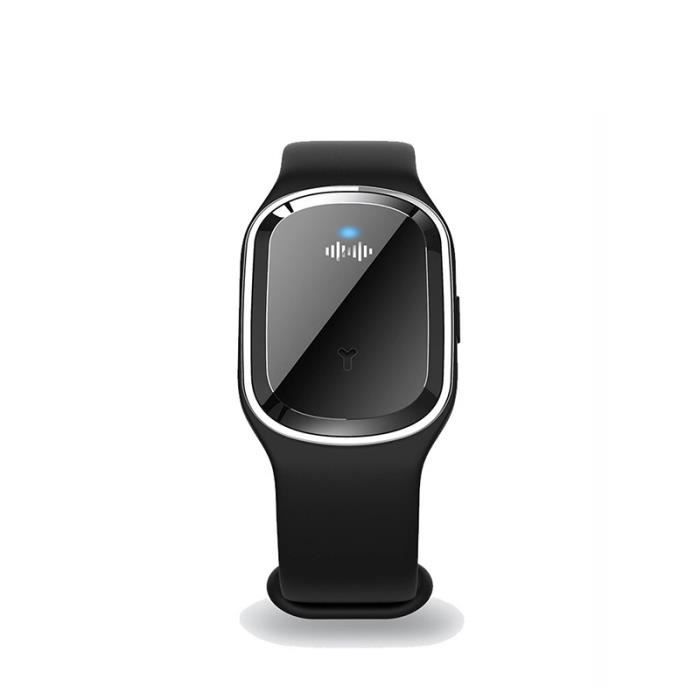 Montre anti-moustique à ultrasons anti-moustique - Noir
