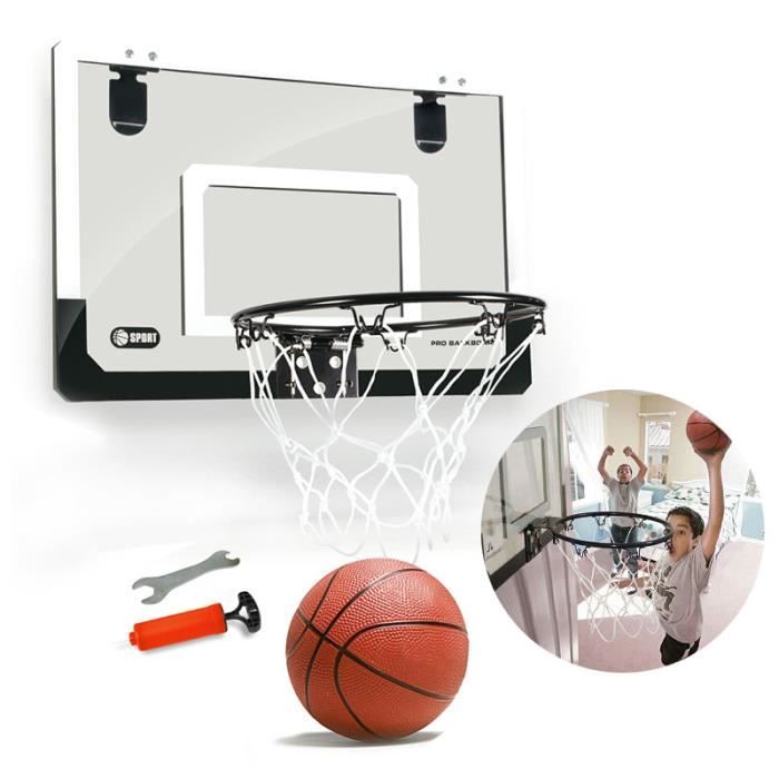 Mini cerceau de basket-ball avec boule de 18 pouces x12 pouces panneau incassable