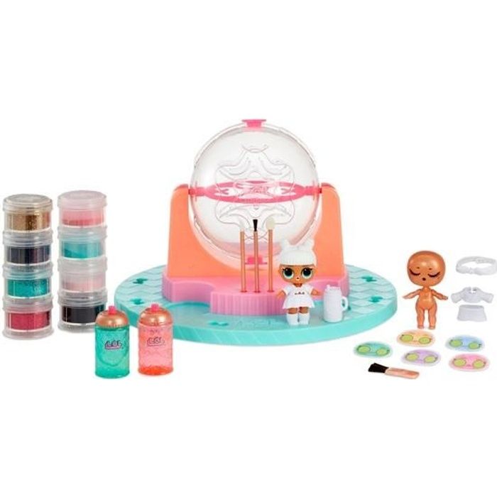 SPLASH TOYS- L.O.L. Surprise! DIY Glitter Factory, Personnalise toutes tes poupées LOL Surprise avec paillettes ou la fourrure!