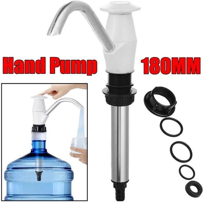 TEMPSA Caravane Eau d'évier Pompe à main 180MM Pompage Robinet Pr Camping-Car Remorque