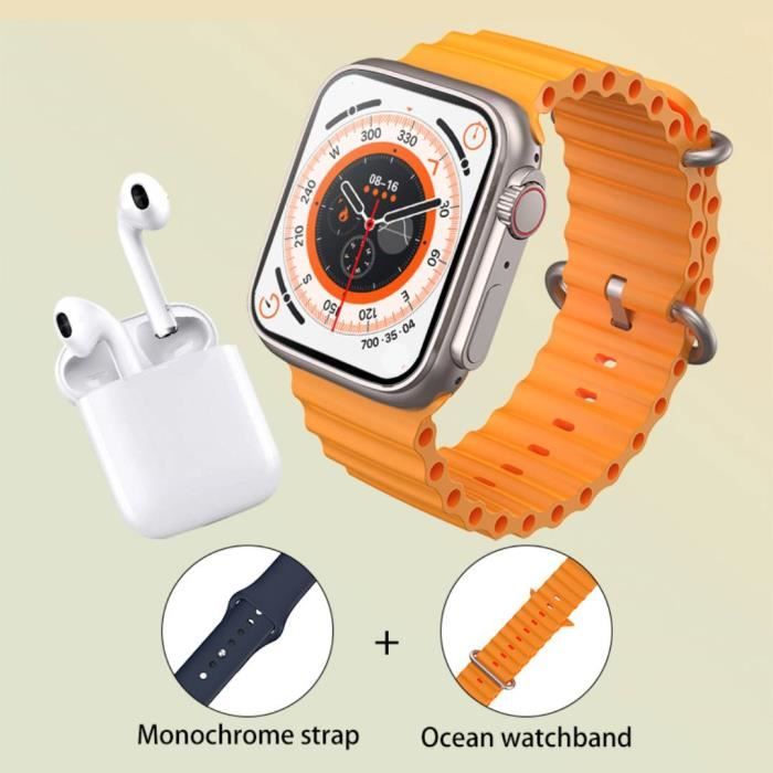 Montre Connectée SmartWatch Ultra Femme homme Fitness RD99 Ultra Tracker d'Activit1.7\
