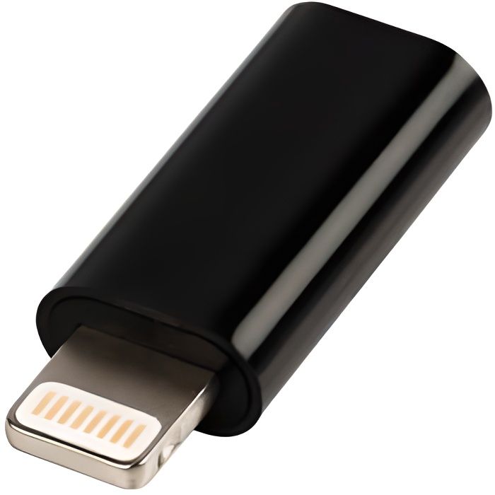 ADAPTATEUR USB LIGHTNING MÂLE - MICRO USB B FEM…