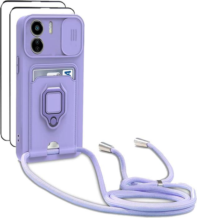TIANYUE Custodia per vivo Y16 4G, Cover con Staffa Invisibile