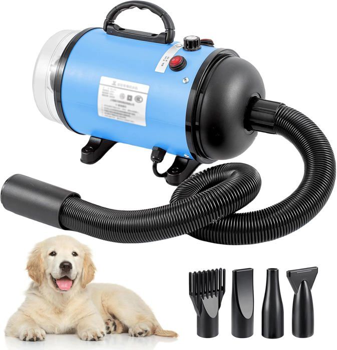 Comparer les prix de Pulseur pour Chien 2800W Sèche-Cheveux pour Chien avec Aspirateur Souffleur Chien Séchoir Animaux Pulseur Professionnel Sèche