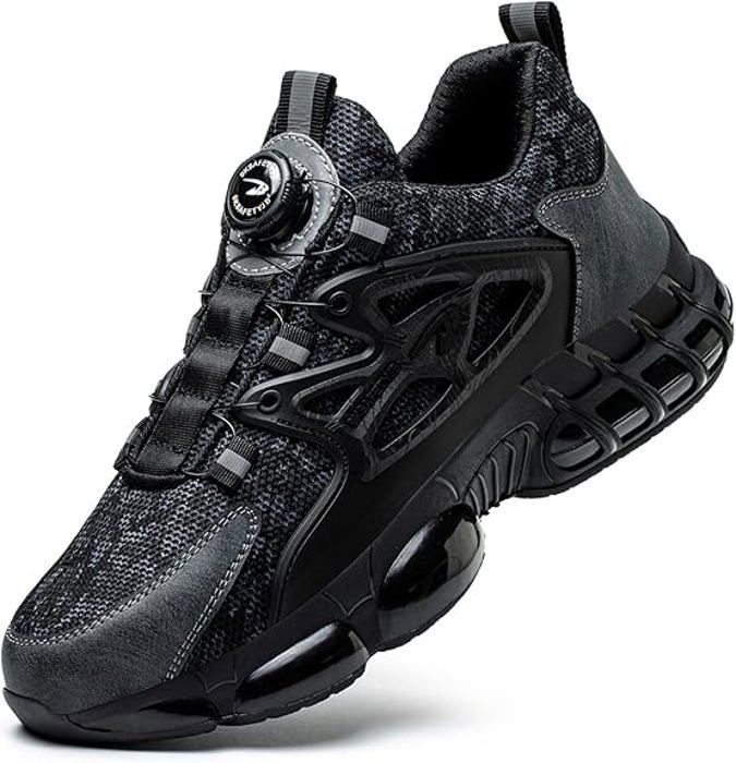 Ultra Légères Chaussures De Sécurité Homme/Femme Gainsera - Embout Acier - Antidérapantes - Légères - Baskets Chaussures Sécurité Travail