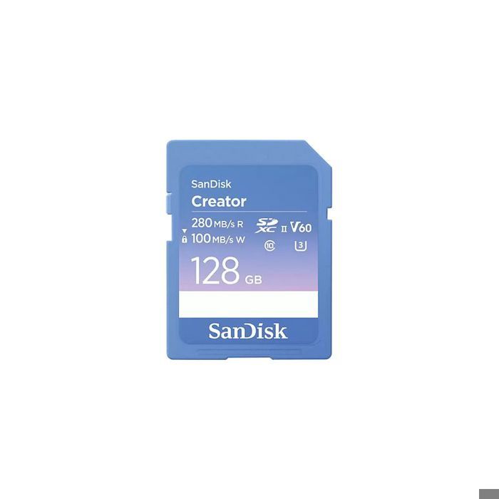 Carte SDXC - SanDisk - Extreme PRO - 128 Go - V60 - 280 Mo/s lecture
