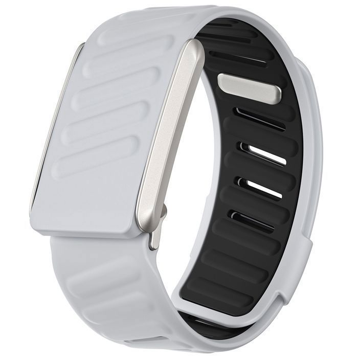 Stravo Bracelet Silicone Sport pour Whoop 4.0/3.0 – Respirant Anti-transpiration Confortable – Gris clair