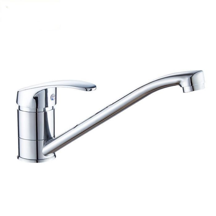 Mitigeur dEvier Robinet de Cuisine Monocommande Mitigeur Cuisine Orientable à 360° Les Conduites deau Chaude et Froide
