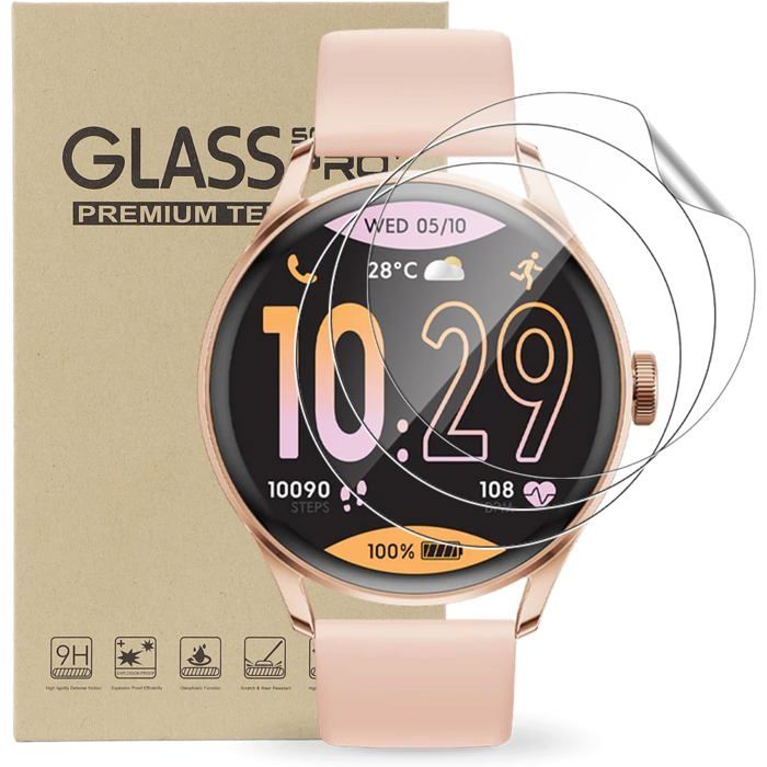 3pcs Protection Écran pour Ice-Watch ICE Smart 2.0HD Flexible TPU FilmAnti-RayuresSans BullesHaute Sensibilité Tactile Qualité
