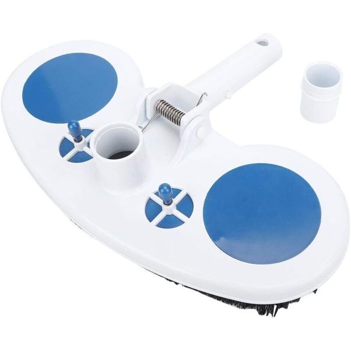13in Brosse de Piscine avec valves de Pression Nettoyeur de Fond de Piscine pour Tuyau Aspirateur de Fond Brosse de Nettoyage pou