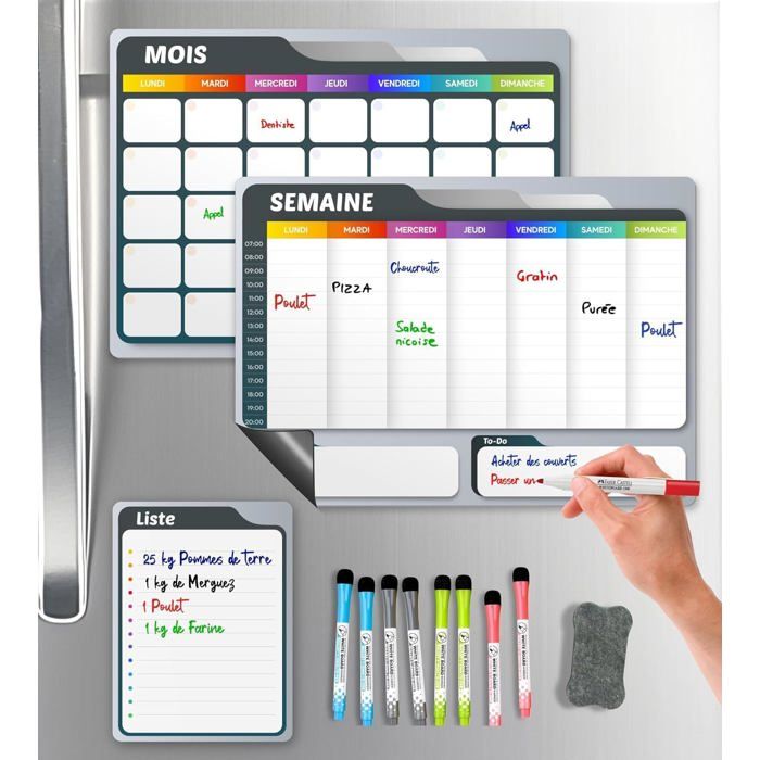 Calendrier Magnetique Frigo