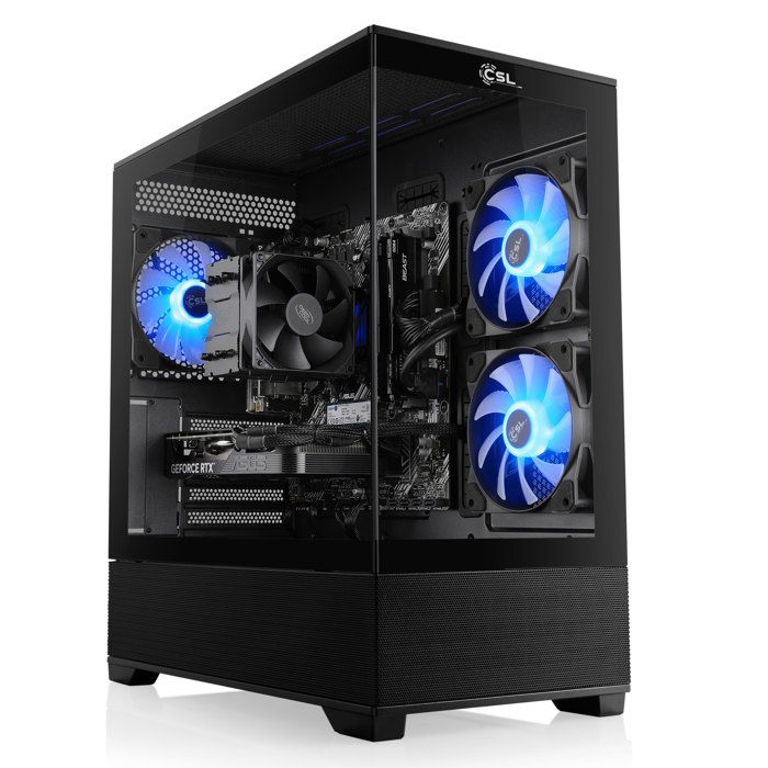 Csl Computer Pc Gaming M13510h - Amd Ryzen 7 - Nvidia Rtx5070 - Ddr4 - M.2 Ssd - Windows 11 Famille - vue 2