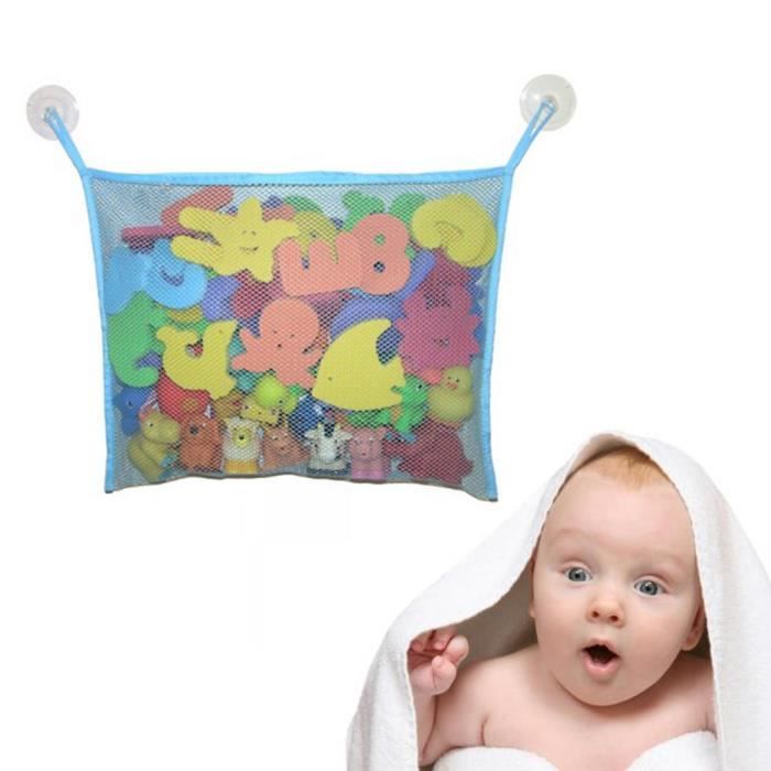 Filet De Rangement Pour Jouets De Bain - Organisateur Avec Crochets Adhésifs Panda Mignon