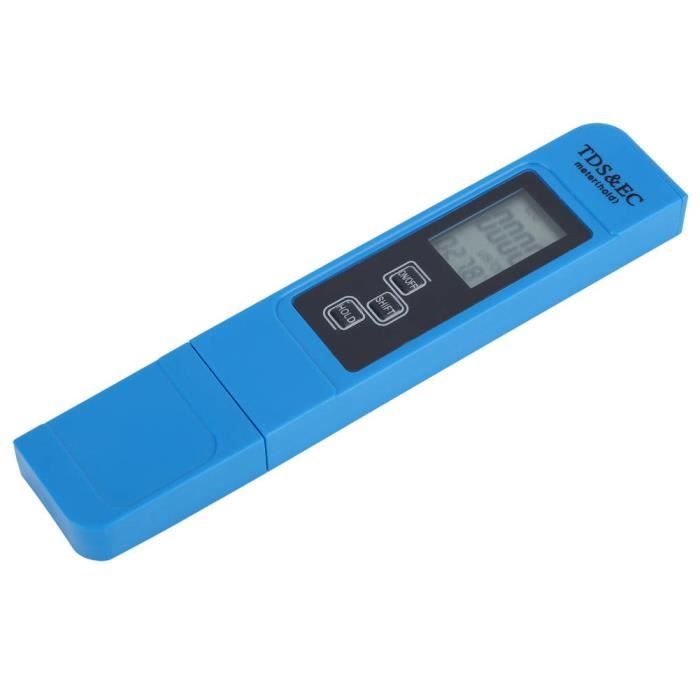Testeur TDS Naturewater - Mesureur Qualité Eau Digital Avec Étui (Conductivité & Pureté)