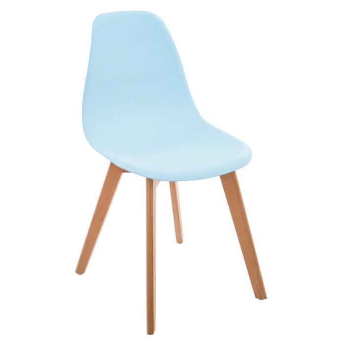 Table en Bois + Chaise Pour Enfant - Design Élégant Couleur Bleu DD0074 -  Sodishop