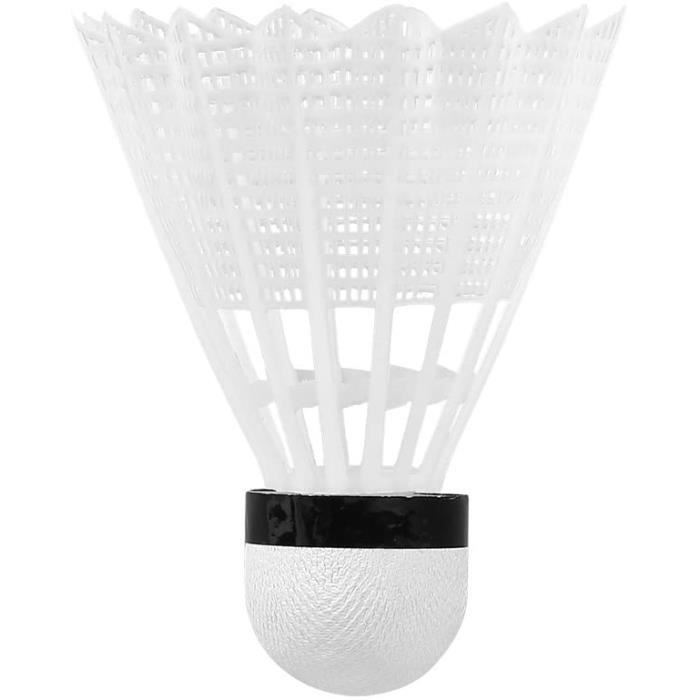 12Pcs Blanc Badminton Eva volants intérieur/extérieur accessoires Sports X1R1 