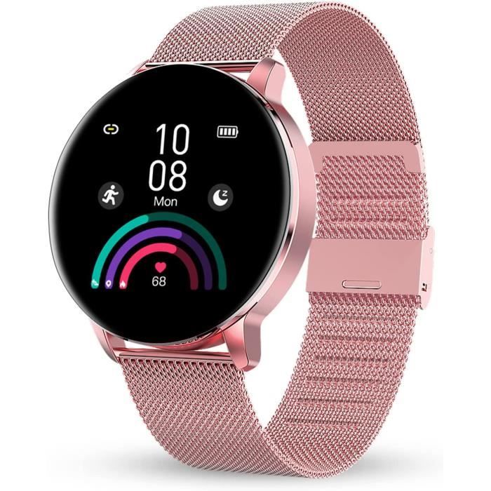 Montre Connectée Femme 1,7 IP67 Étanche Ainuevo Y20GT Appel Bluetooth  SmartWatch de Fitness pour Samsung XIAOMI iPhone Rose - Cdiscount Téléphonie