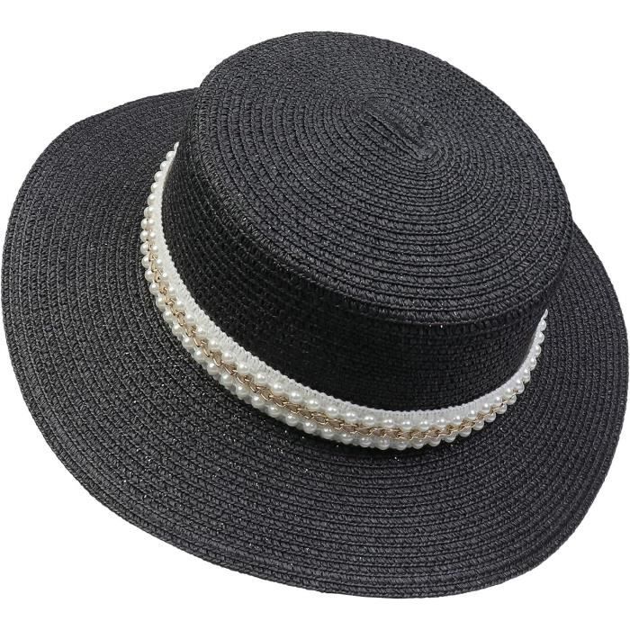 Chapeau De Cowboy En Paille - Large Bord, Pliable, Anti-UV Pour Toute La Famille