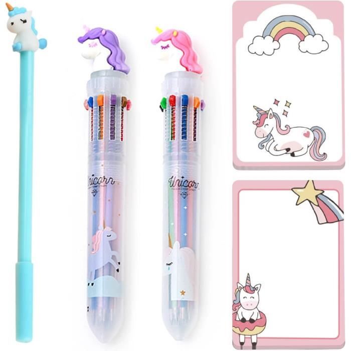 Lot De 2 Stylos à Bille Moomin - Stylos Cartoon, Encre Noire, Pour Dessin Et écriture