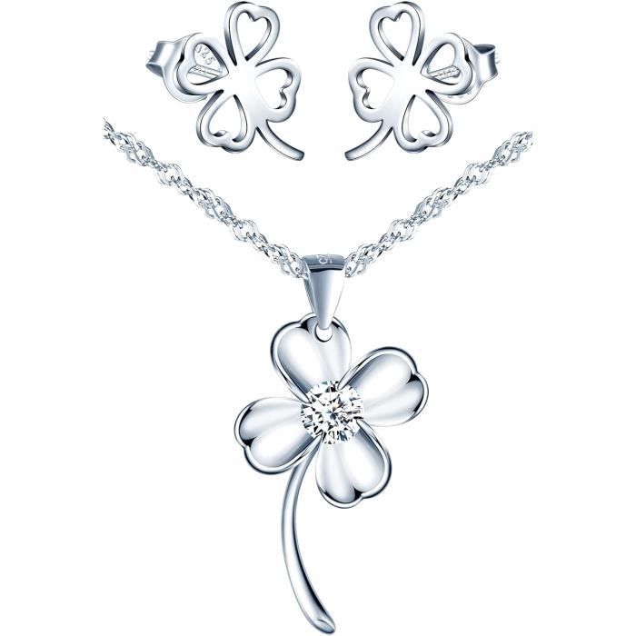 Ensemble de bijoux de mode pour fille avec boucles d'oreilles et collier jouet Ensemble de bijoux de mode pour fille avec boucles d'oreilles et collier jouet